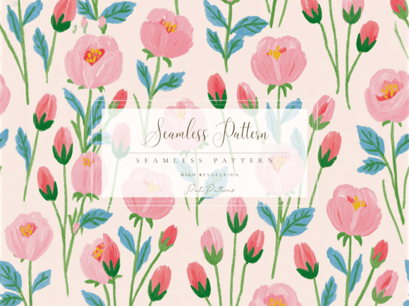 Elevating Brand Aesthetics: The Strategic Value of the Pink Rosebud Seamless Pattern PNG
