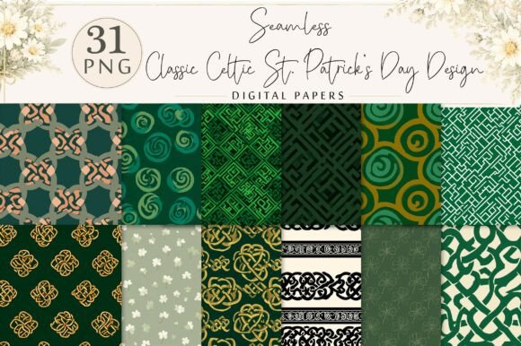 Elevating Your Creations with Classic Celtic St. Patrick's Day Design