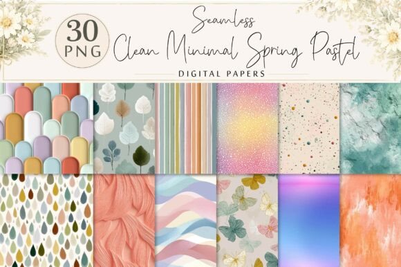 Evaluating Clean Minimal Spring Pastel Pattern Assets for Creative Projects