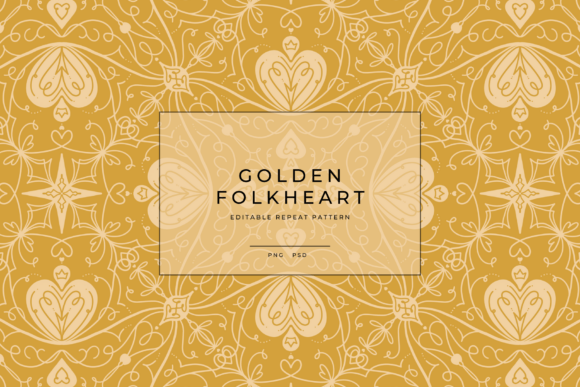 Evaluating the Golden Folkheart Seamless Pattern for Professional Surface Design