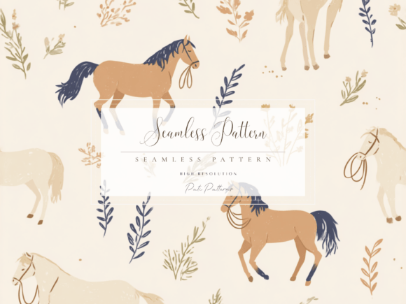 Unleashing Creativity with the Seamless Horse Western Rodeo Pattern PNG with Background