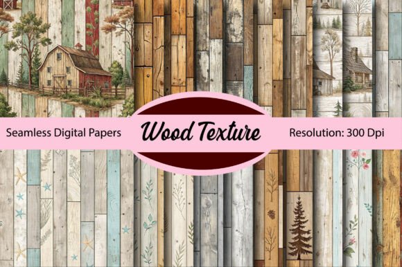 Unlocking Creative Potential with High-Resolution Wood Texture Seamless Digital Paper