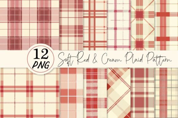 Unlocking Creative Potential with Soft Red Cream Plaid Seamless Patterns