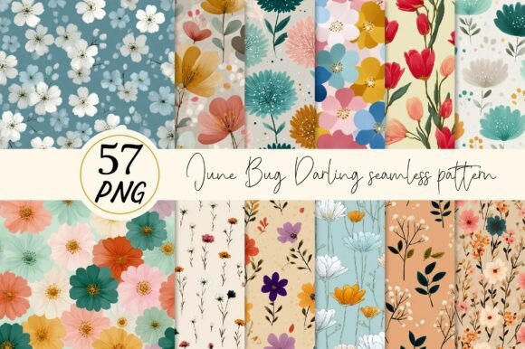 Unlocking Creative Potential with the June Bug Darling Seamless Pattern Collection