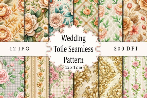 Unlocking the Potential of a Wedding Toile Seamless Pattern for Your Next Creative Project
